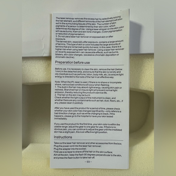 IPL Hair Removal Laser, Ice Cooling,Painless on Face,Body,Armpits,Bikini - Picture 5 of 14